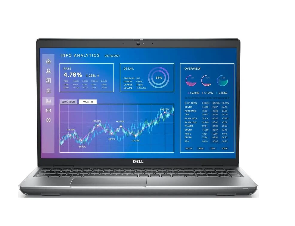 [PRE3571-I7-16-512-ES-A+] Dell Precision 3571 Workstation mobile, Intel Core i7-12700H, 16GB DDR5, 512GB SSD, 15.6" FHD, Windows 11 Pro, tastiera spagnola, Grado A (Grado: A(+))