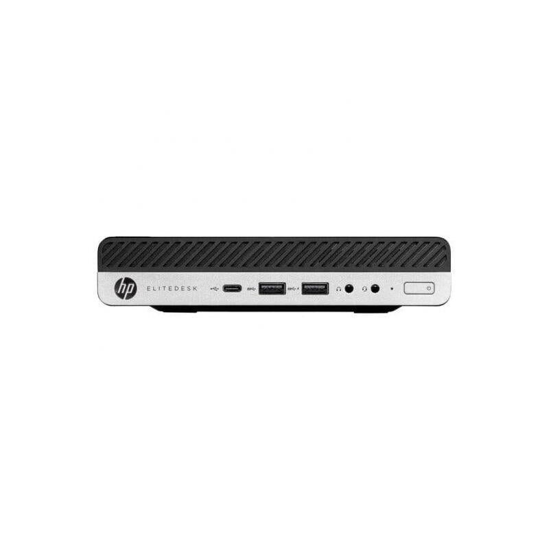 [ED800G4M-I5-8-256-W11P-GRADEAPLUS] HP EliteDesk 800 G4 Desktop Mini, Intel Core i5-8500T, 8GB DDR4, SSD M.2 256GB, Windows 11 Pro (Grade: A(+))