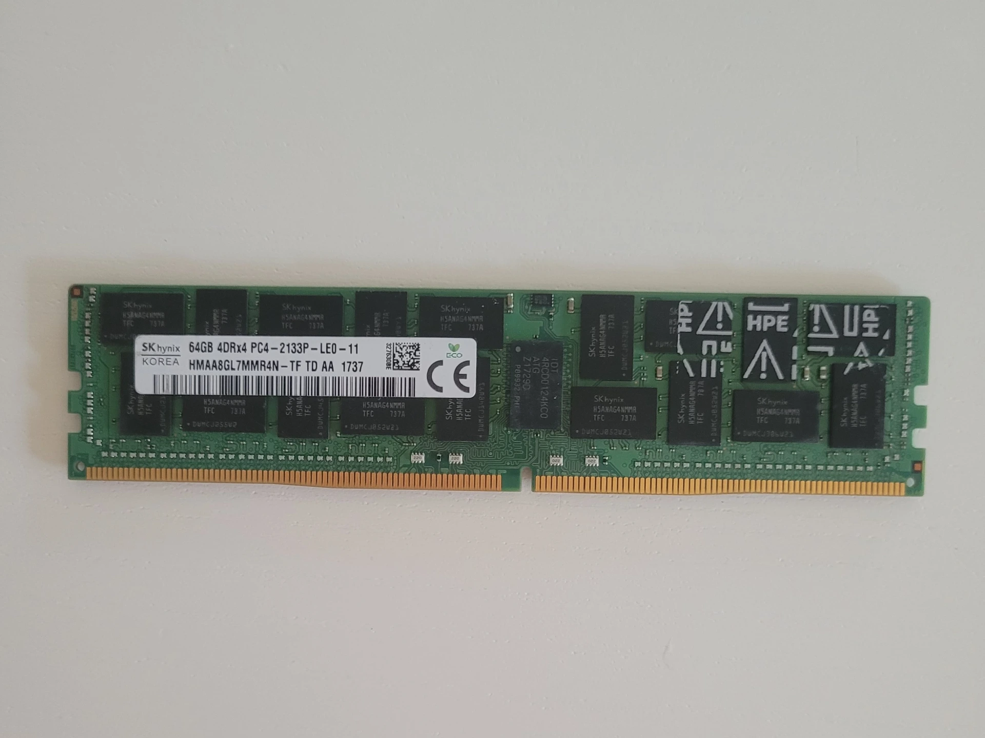 MICRON 64GB PC4-2400T-L Low Load Reduced ECC LRDIMM Memory