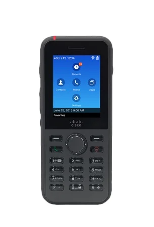 [CP-8821-K9-BUN-GRADEAPLUS] Cisco IP Phone 8821 Wireless (CP-8821-K9-BUN), bundle con batería y alimentador UE, Wi-Fi 802.11a/b/g/n/ac, pantalla 2,4" color (Grado: A(+))